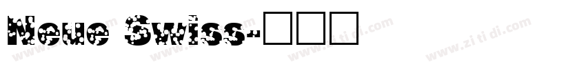 Neue Swiss字体转换